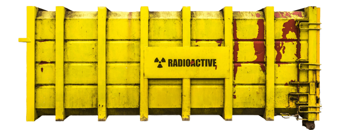 Nuclear containment unit yellow